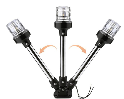 Lalizas Ankerlicht weiß 64cm lang, abwinkelbar