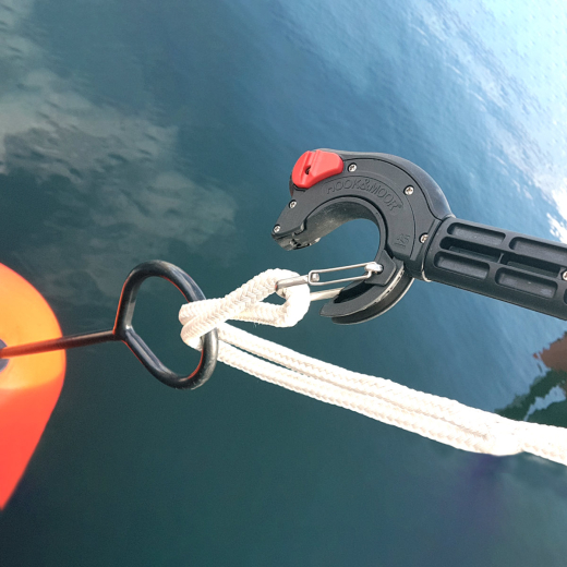 Bootshaken teleskopisch HOOK & MOOR 1000 - 1800 mm, 45mm Auge, 0.85kg