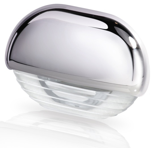 HELLA EasyFit Stufenlicht verchromt, weißes LED Licht 9-32V 0.5W IP67