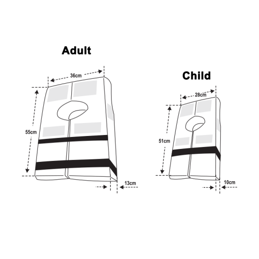 LALIZAS Rettungsweste Kind 15-43Kg, SOLAS/MED-MER konform