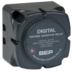 BEP Digitales Spannungstrennrelais (DVSR) gleichzeitigen Laden Zweibatterie 140A 12/24V